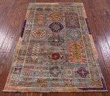 Persian Fine Serapi Hand Knotted Wool Rug - 3' 4" X 5' 2" - Golden Nile