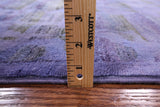Purple Full Pile Overdyed Hand Knotted Wool Area Rug - 8' 1" X 10' 1" - Golden Nile