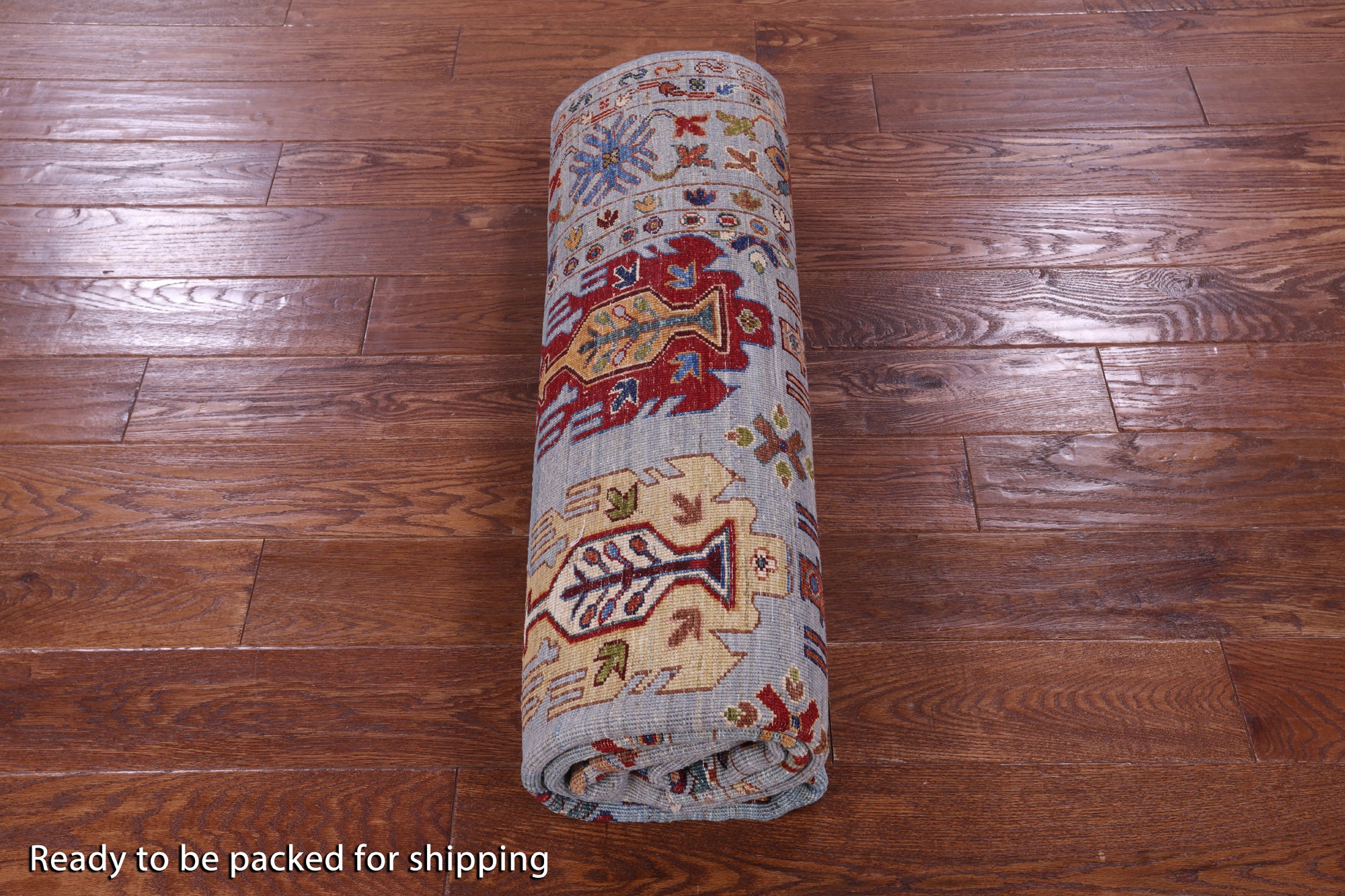 Turkmen Ersari Hand Knotted Wool Rug - 5' 9" X 7' 9" - Golden Nile
