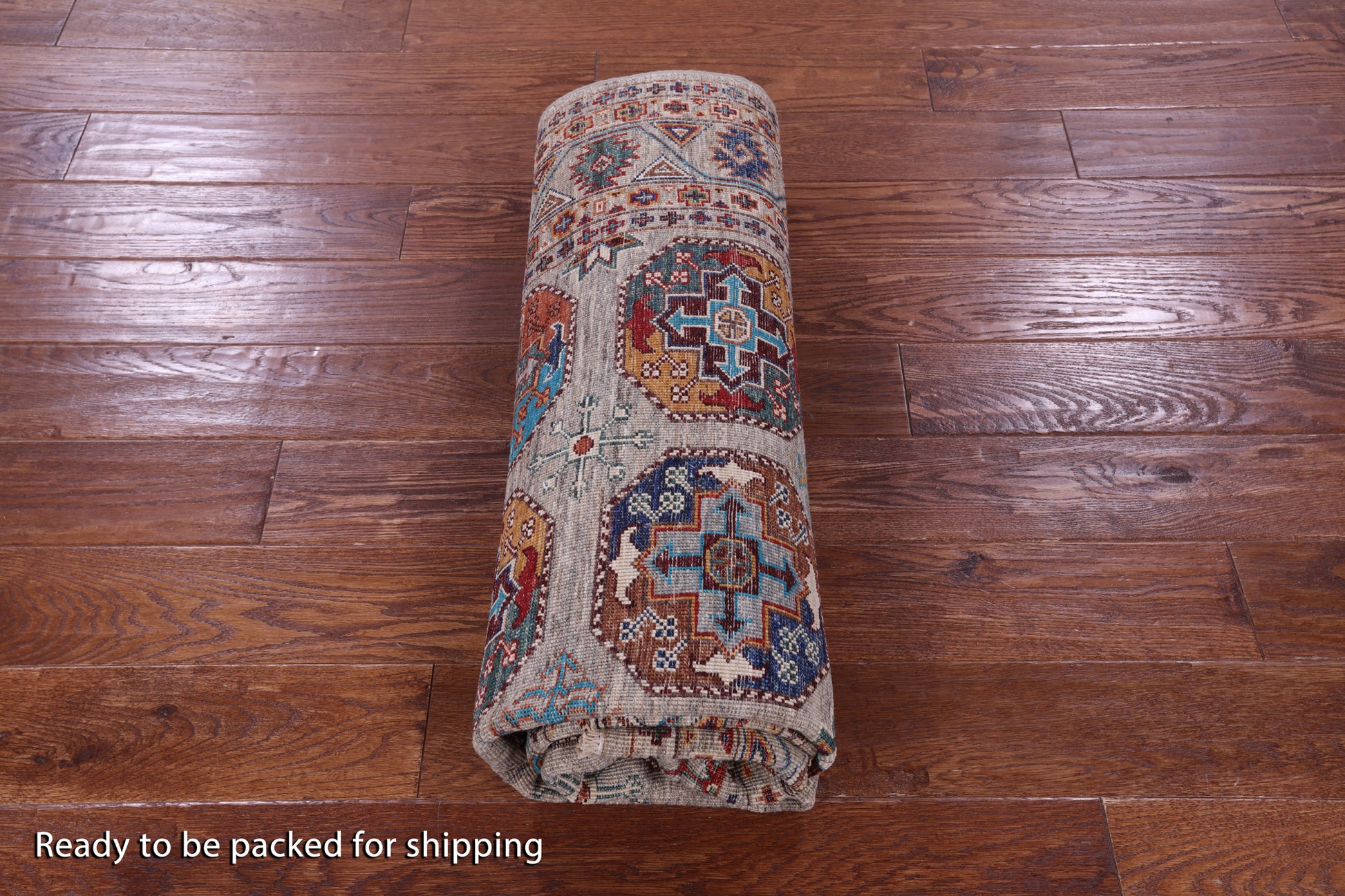 Turkmen Ersari Hand Knotted Wool Rug - 5' 0" X 6' 6" - Golden Nile