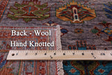 Turkmen Ersari Hand Knotted Wool Rug - 5' 2" X 6' 7" - Golden Nile