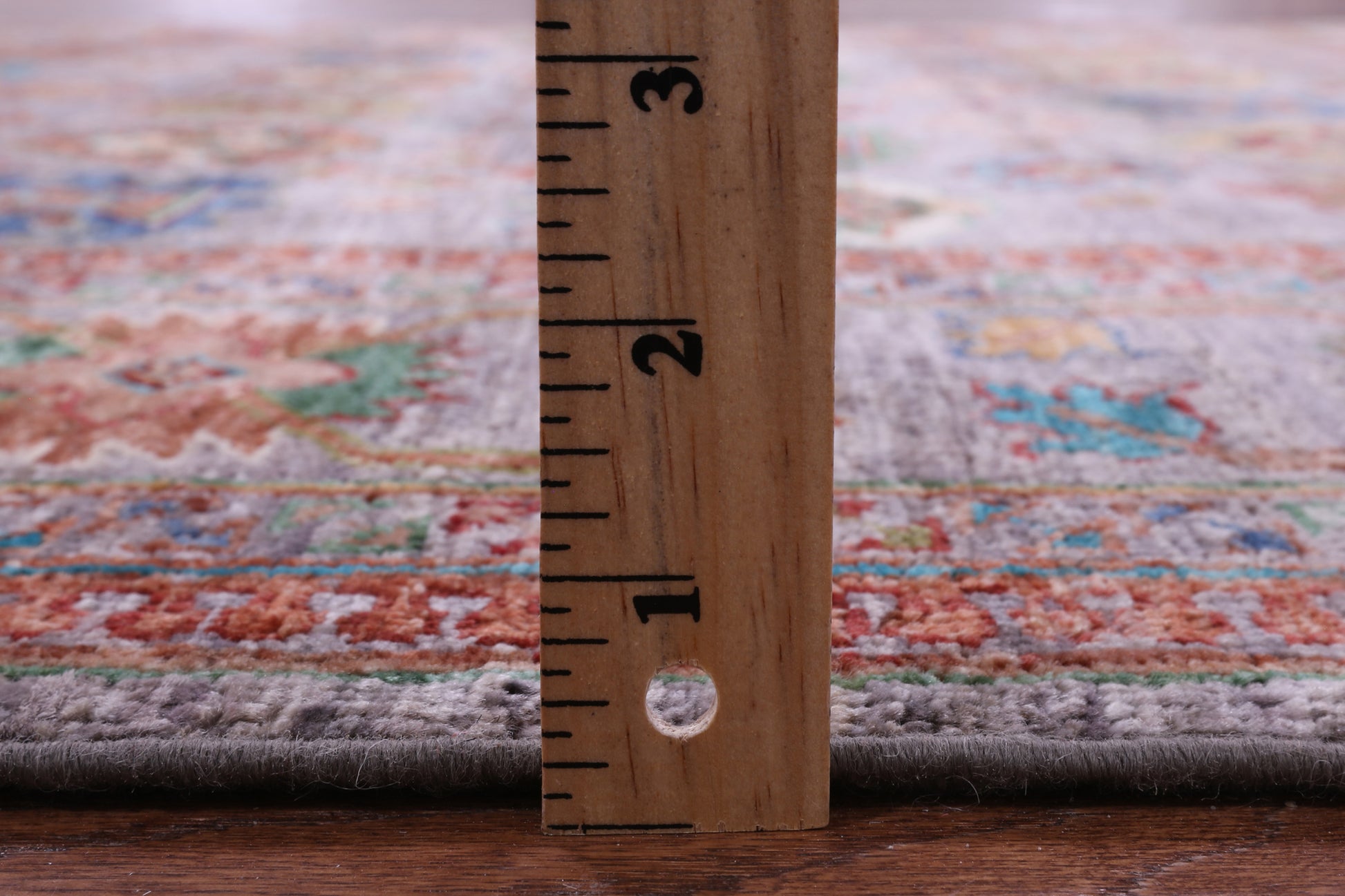 Turkmen Ersari Hand Knotted Wool Rug - 5' 2" X 6' 7" - Golden Nile