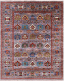 Turkmen Ersari Hand Knotted Wool Rug - 5' 2" X 6' 7" - Golden Nile