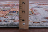 Blue Turkmen Ersari Hand Knotted Wool Rug - 5' 1" X 6' 8" - Golden Nile