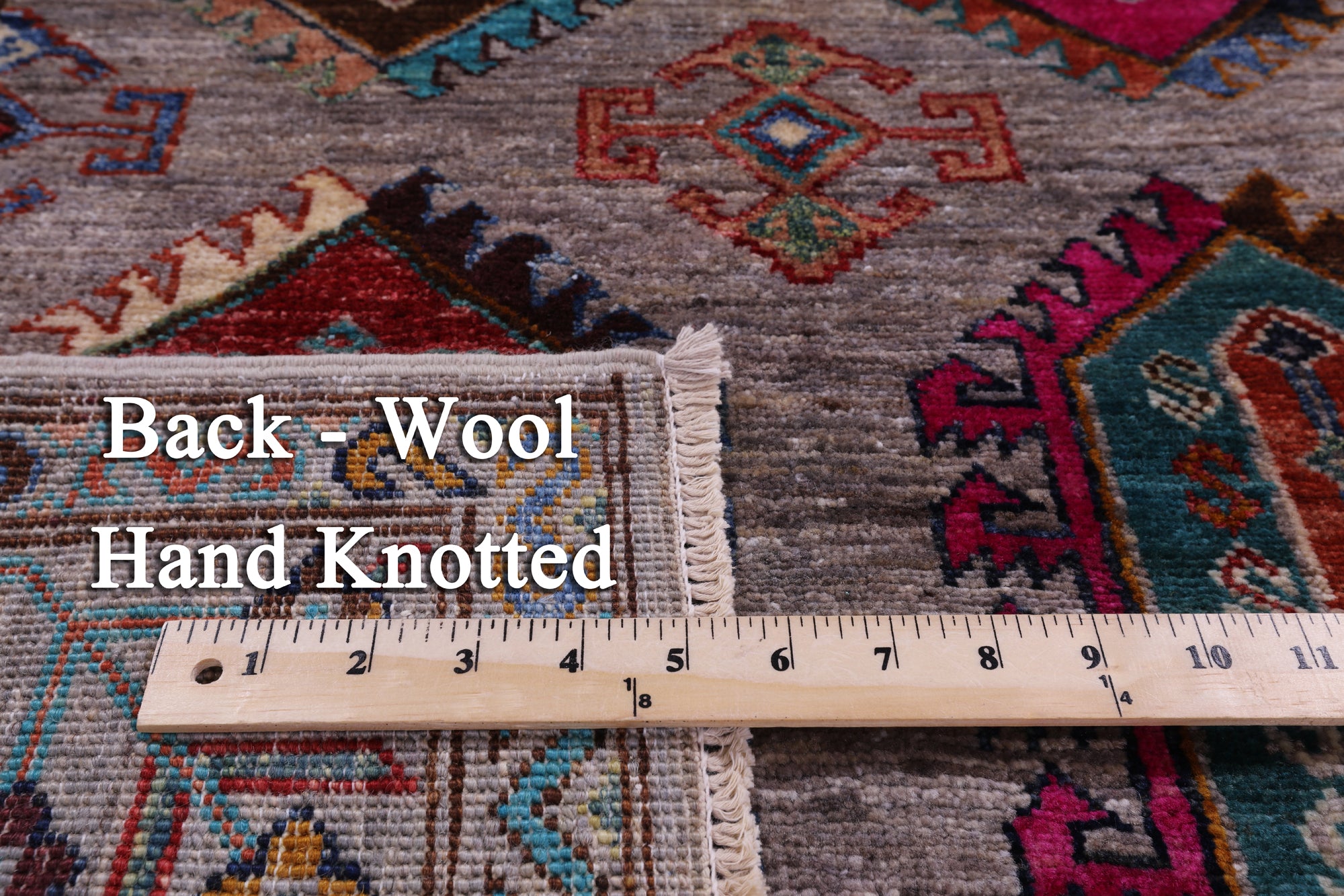 Turkmen Ersari Hand Knotted Wool Rug - 3' 5" X 5' 2" - Golden Nile