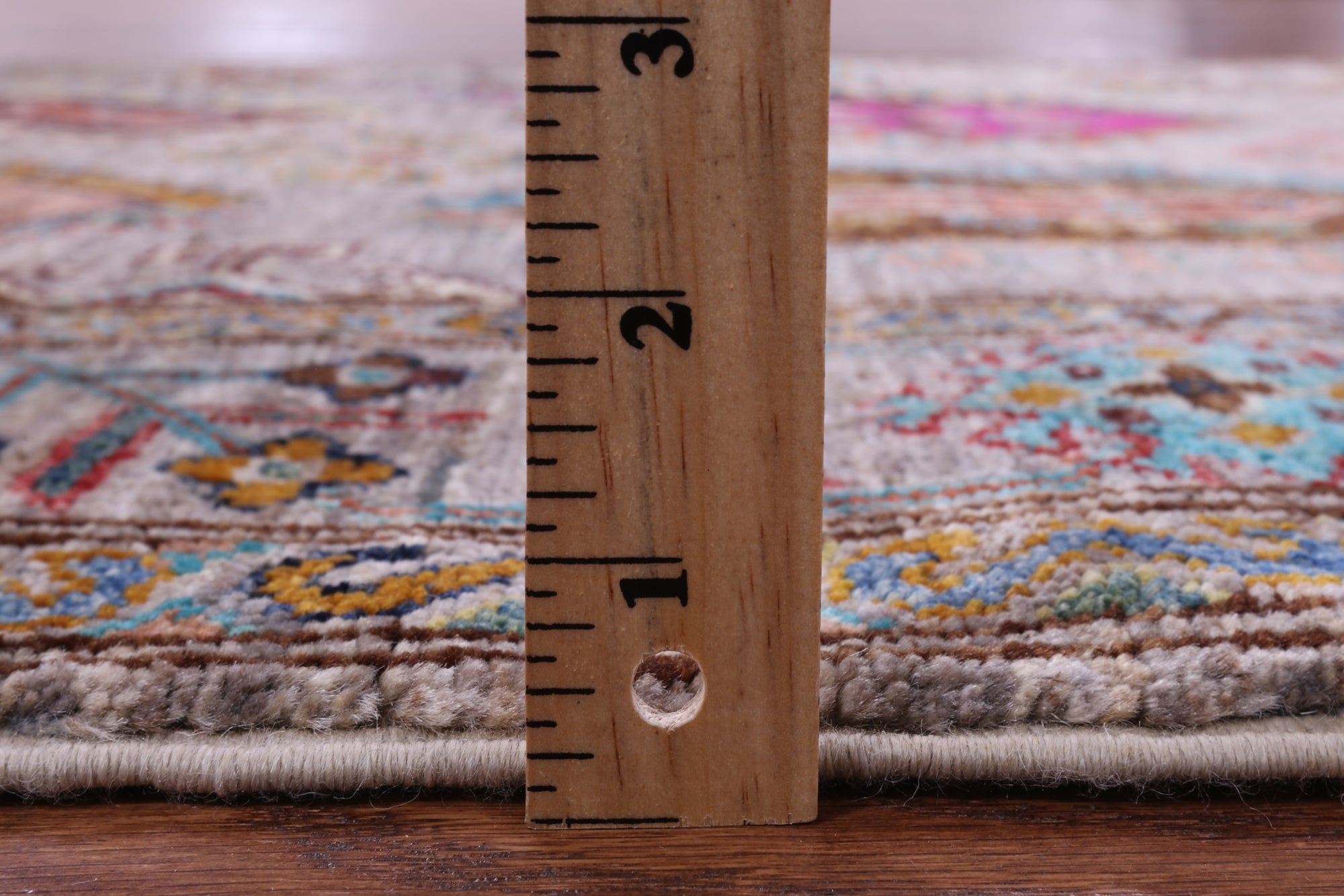 Turkmen Ersari Hand Knotted Wool Rug - 3' 5" X 5' 2" - Golden Nile