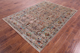 Peshawar Hand Knotted Wool Rug - 5' 9" X 7' 9" - Golden Nile