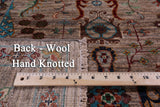 Peshawar Hand Knotted Wool Rug - 5' 9" X 7' 9" - Golden Nile