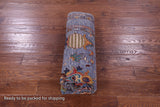 Grey Peshawar Hand Knotted Wool Rug - 5' 0" X 6' 8" - Golden Nile