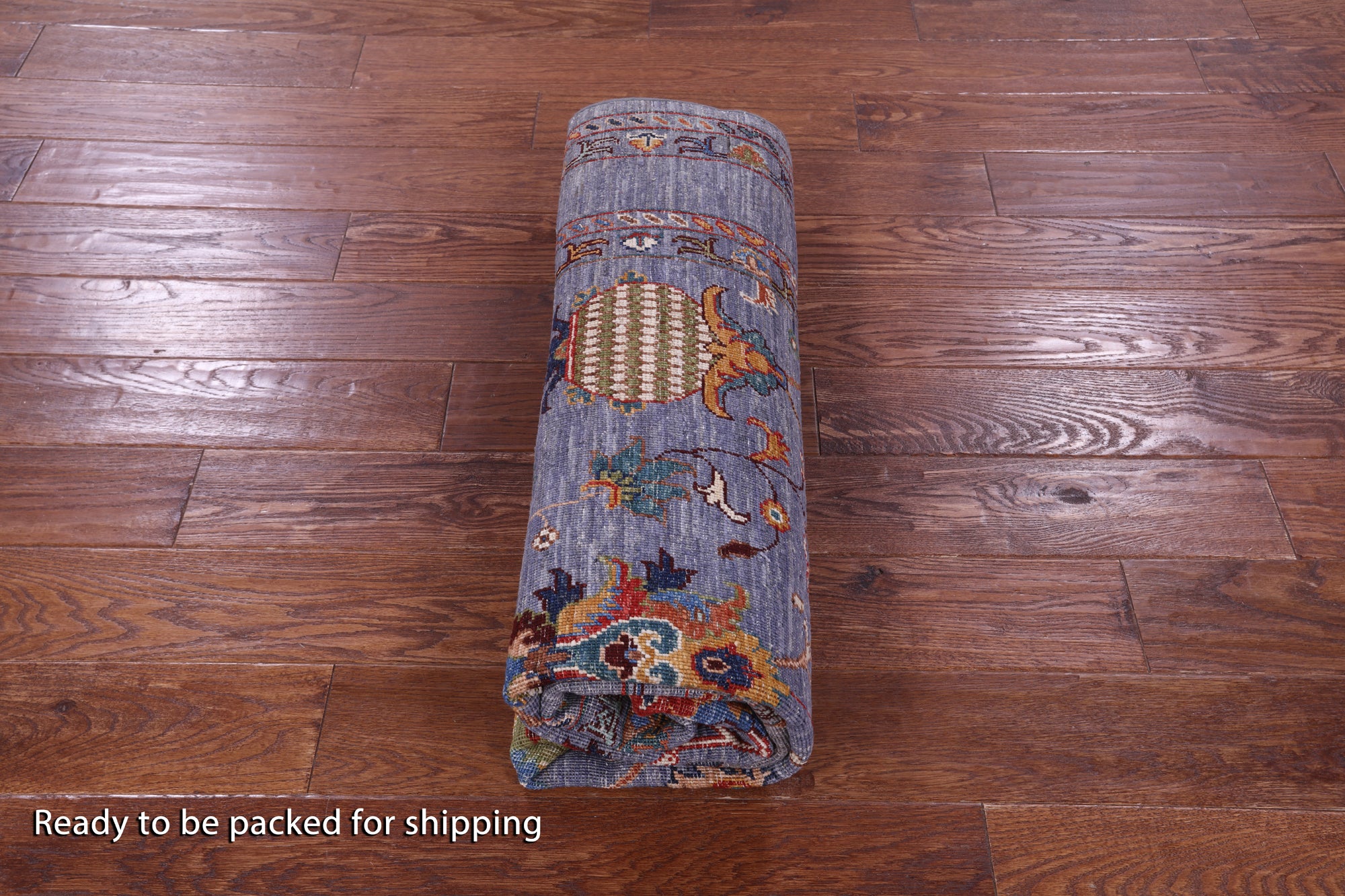 Grey Peshawar Hand Knotted Wool Rug - 5' 0" X 6' 8" - Golden Nile