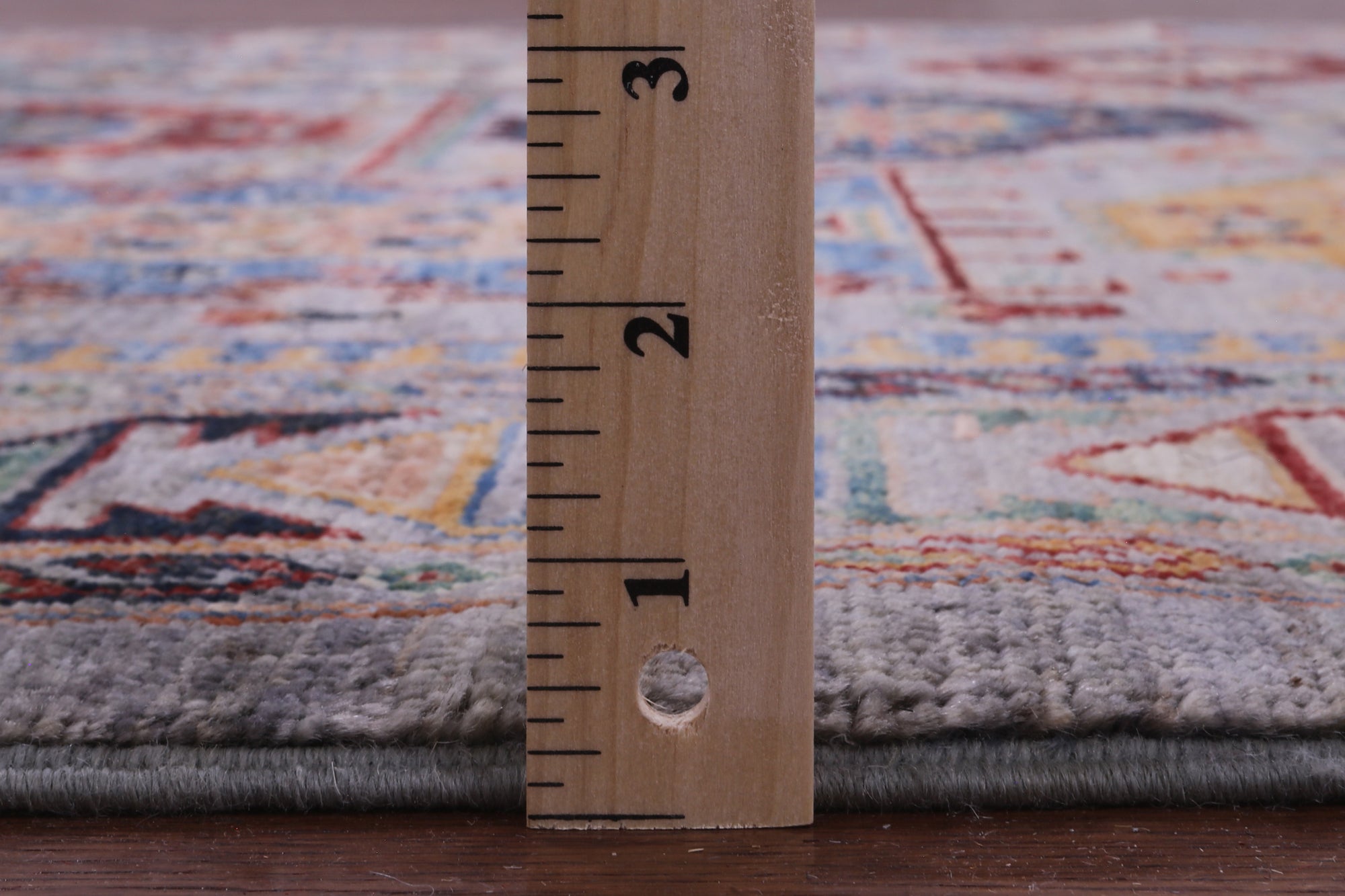 Grey Turkmen Ersari Hand Knotted Wool Rug - 4' 11" X 6' 11" - Golden Nile