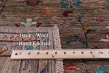 Peshawar Hand Knotted Wool Rug - 5' 1" X 6' 8" - Golden Nile