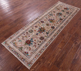 Peshawar Hand Knotted Wool Runner Rug - 2' 9" X 8' 3" - Golden Nile