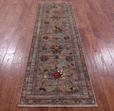 Peshawar Handmade Wool Runner Rug - 2' 8" X 8' 3" - Golden Nile