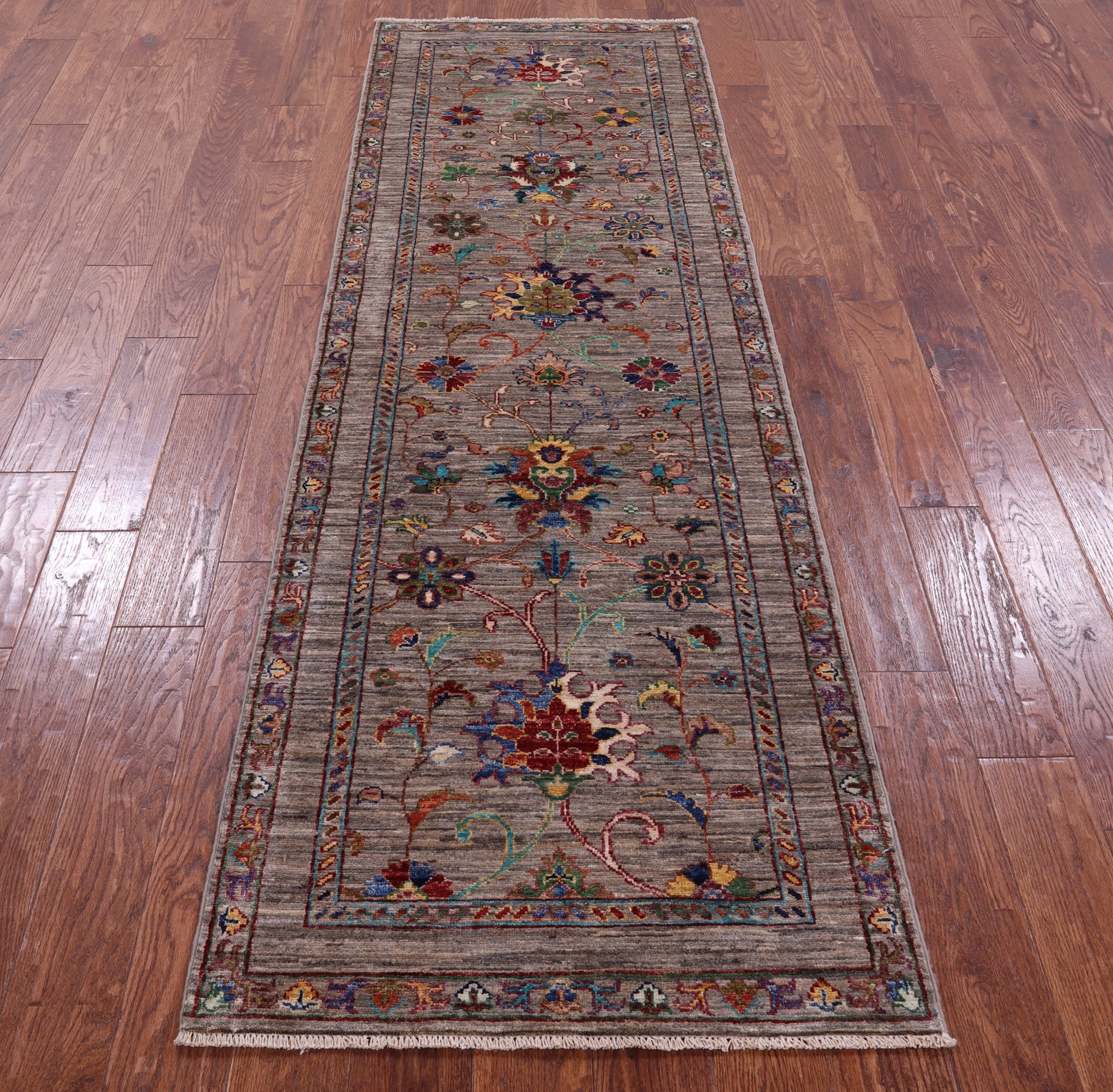 Peshawar Handmade Wool Runner Rug - 2' 8" X 8' 3" - Golden Nile