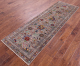 Peshawar Handmade Wool Runner Rug - 2' 8" X 8' 3" - Golden Nile
