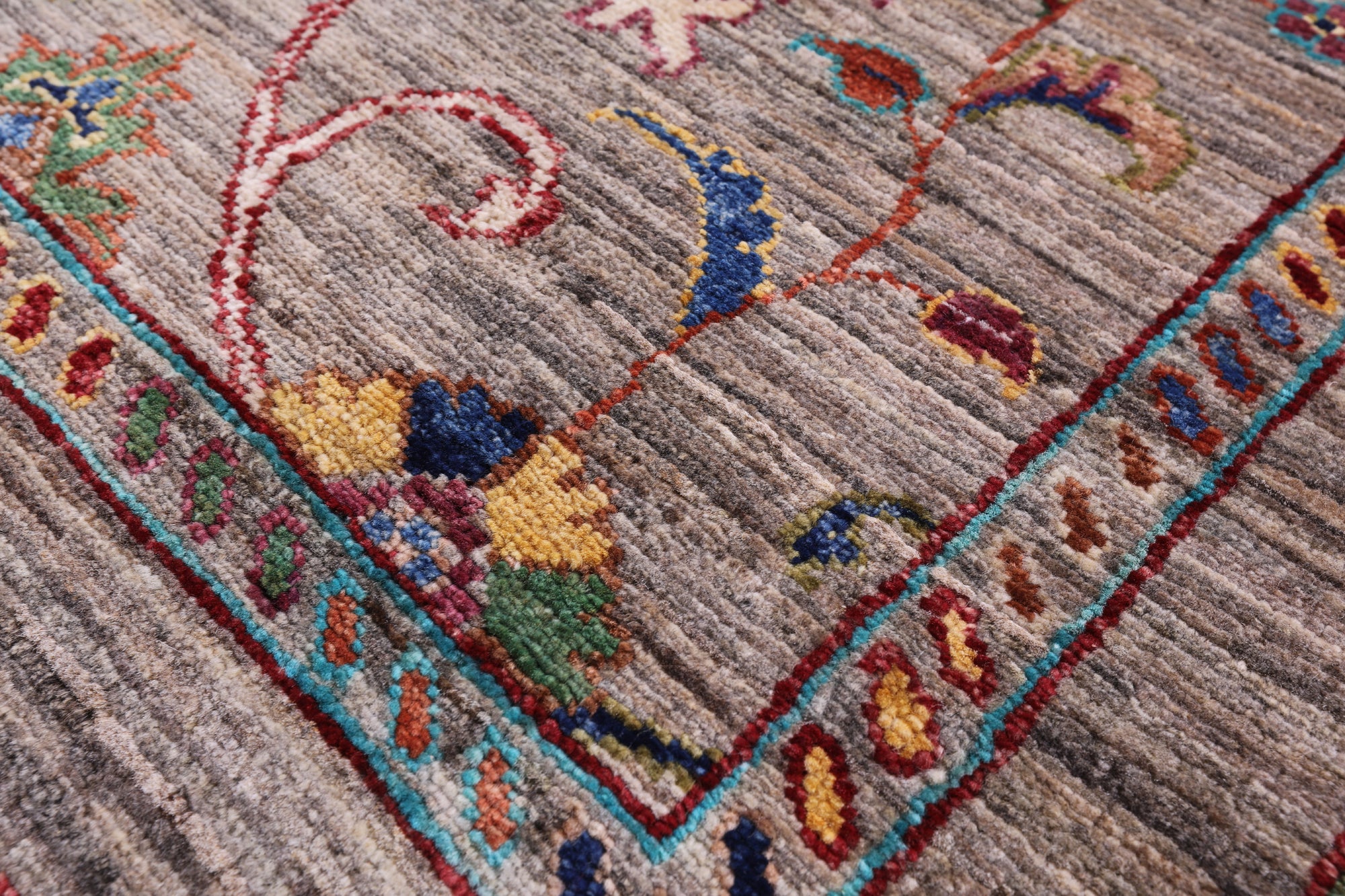 Peshawar Handmade Wool Runner Rug - 2' 8" X 8' 3" - Golden Nile