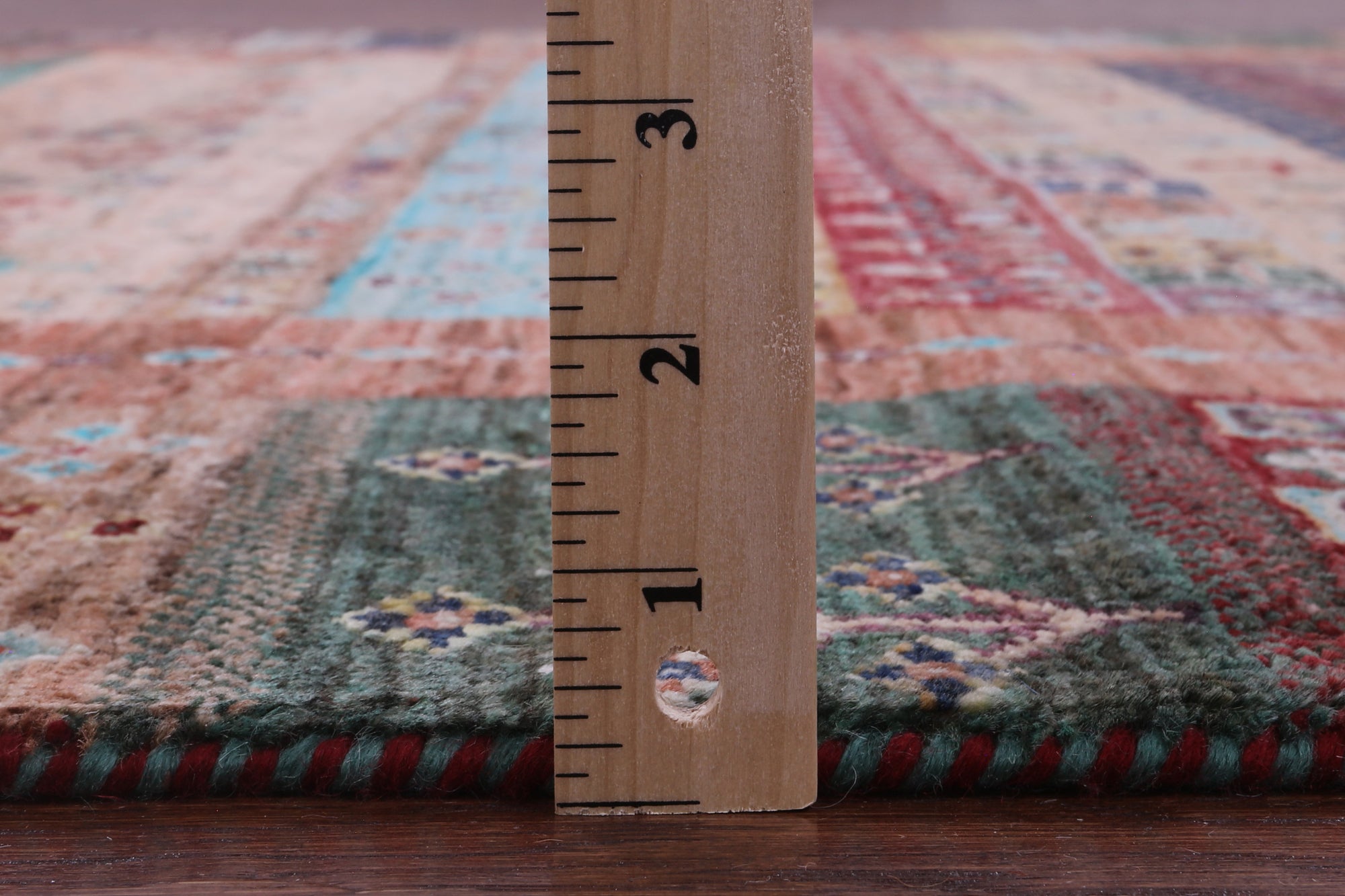 Tribal Persian Gabbeh Hand Knotted Wool Rug - 5' 9" X 7' 11" - Golden Nile