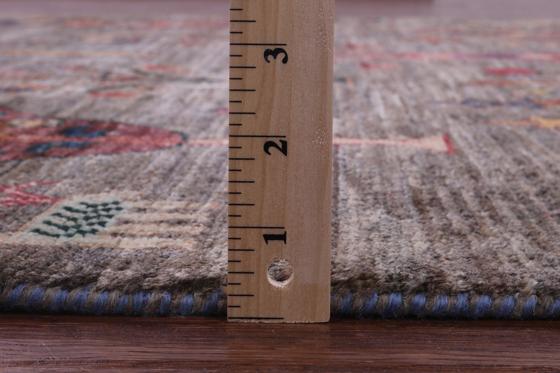 Tribal Persian Gabbeh Hand Knotted Wool Rug - 5' 11" X 8' 0" - Golden Nile