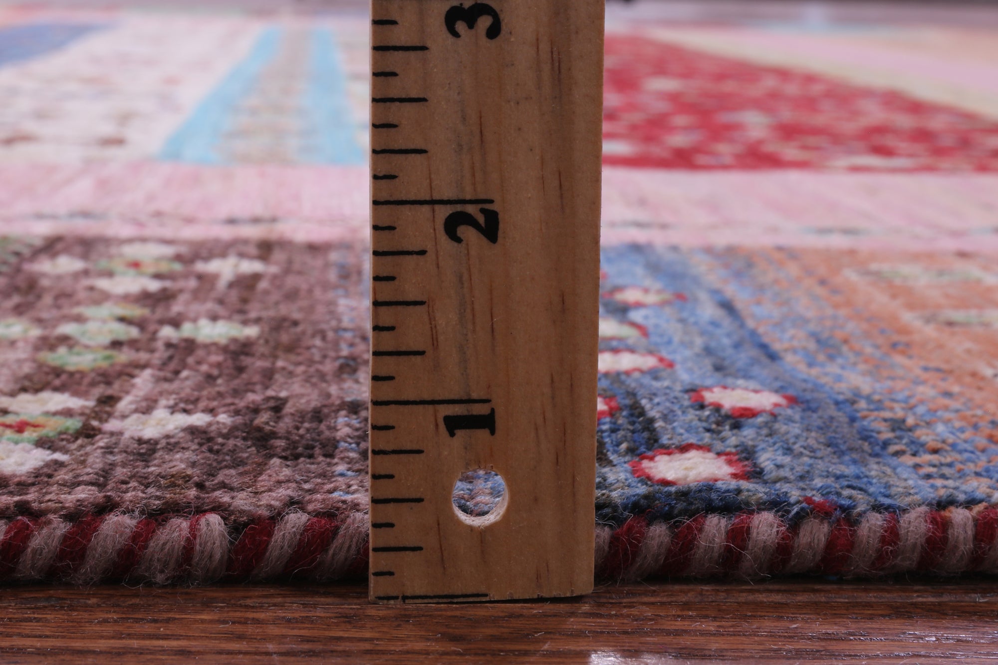 Tribal Persian Gabbeh Hand Knotted Wool Rug - 6' 10" X 9' 11" - Golden Nile