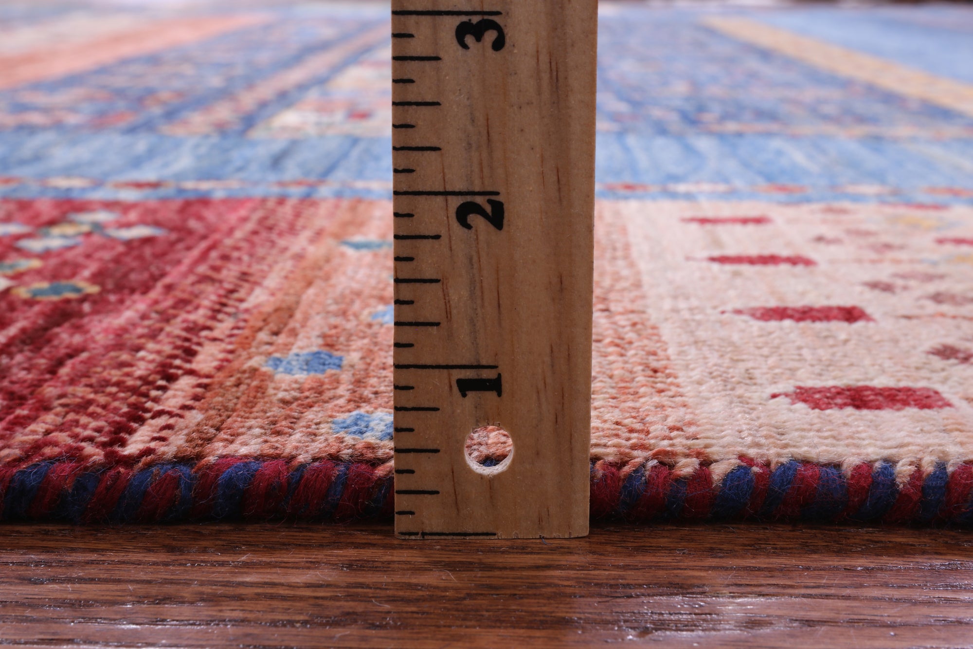 Tribal Persian Gabbeh Hand Knotted Wool Rug - 6' 9" X 9' 7" - Golden Nile