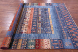 Tribal Persian Gabbeh Hand Knotted Wool Rug - 6' 9" X 9' 7" - Golden Nile