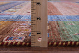 Tribal Persian Gabbeh Hand Knotted Wool Rug - 6' 9" X 10' 0" - Golden Nile