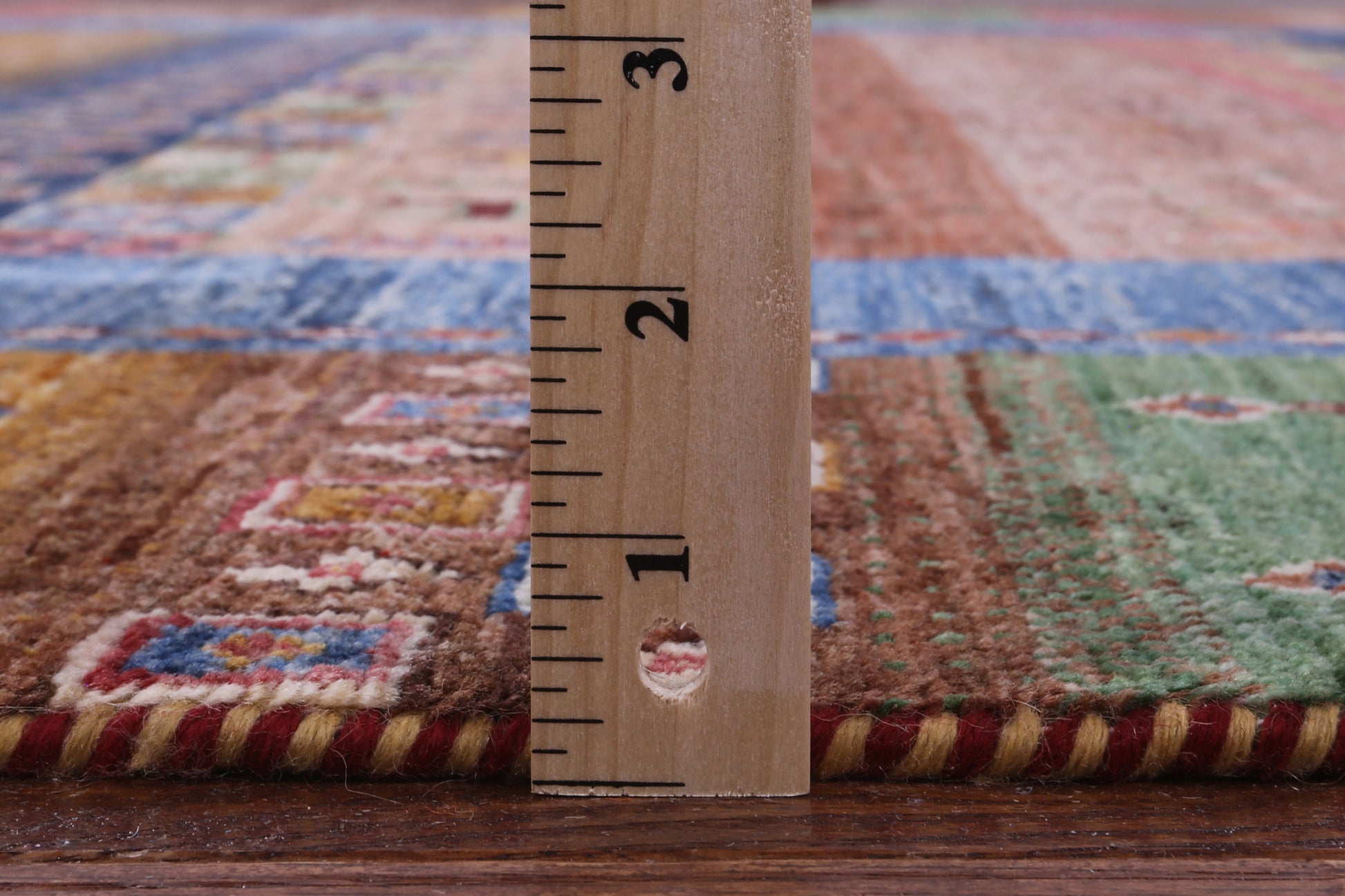 Tribal Persian Gabbeh Hand Knotted Wool Rug - 6' 9" X 10' 0" - Golden Nile