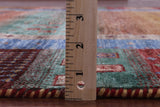Tribal Persian Gabbeh Hand Knotted Wool Rug - 6' 0" X 7' 6" - Golden Nile