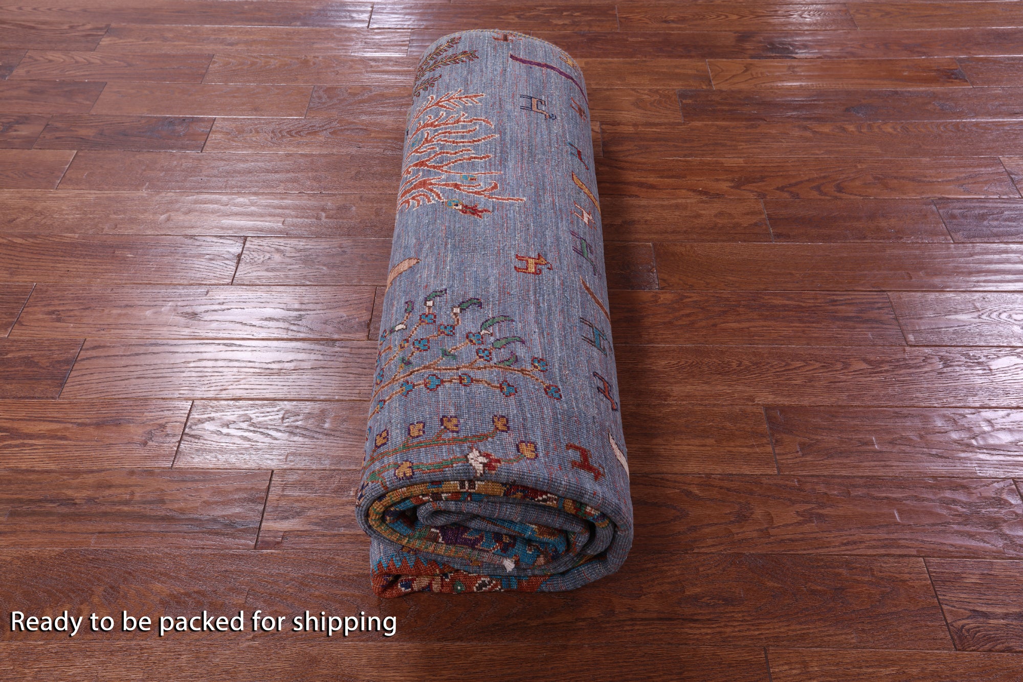 Tribal Persian Gabbeh Hand Knotted Wool Rug - 6' 11" X 10' 1" - Golden Nile