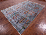 Tribal Persian Gabbeh Hand Knotted Wool Rug - 6' 11" X 10' 1" - Golden Nile