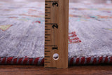 Tribal Persian Gabbeh Hand Knotted Wool Rug - 5' 2" X 6' 5" - Golden Nile