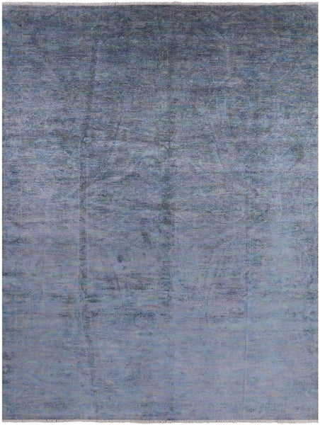 Full Pile Overdyed Handmade Wool Area Rug - 8' 10" X 11' 8" - Golden Nile