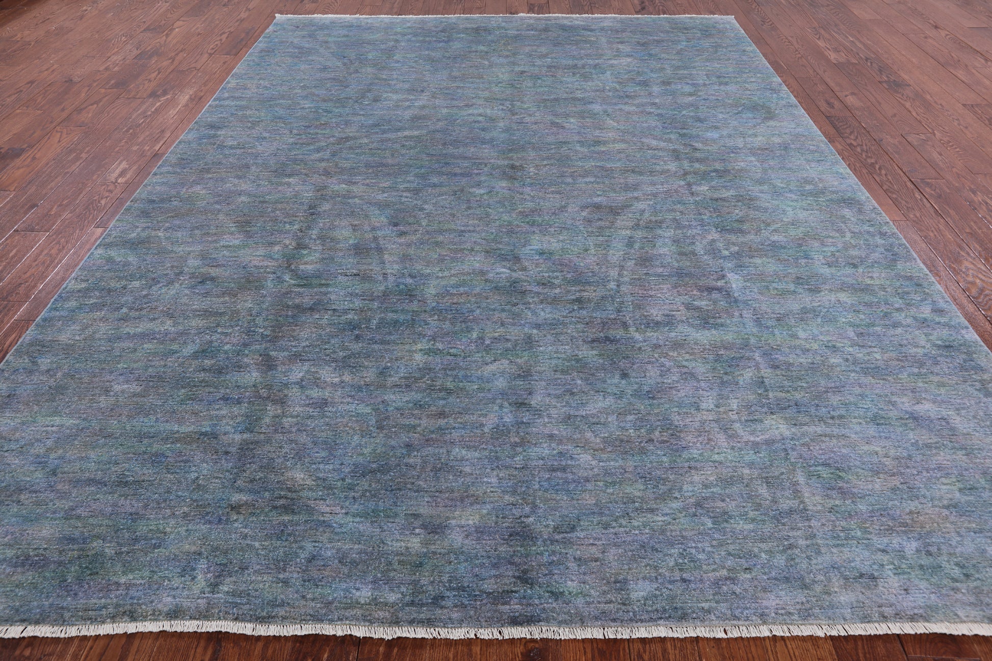 Full Pile Overdyed Handmade Wool Area Rug - 8' 10" X 11' 8" - Golden Nile