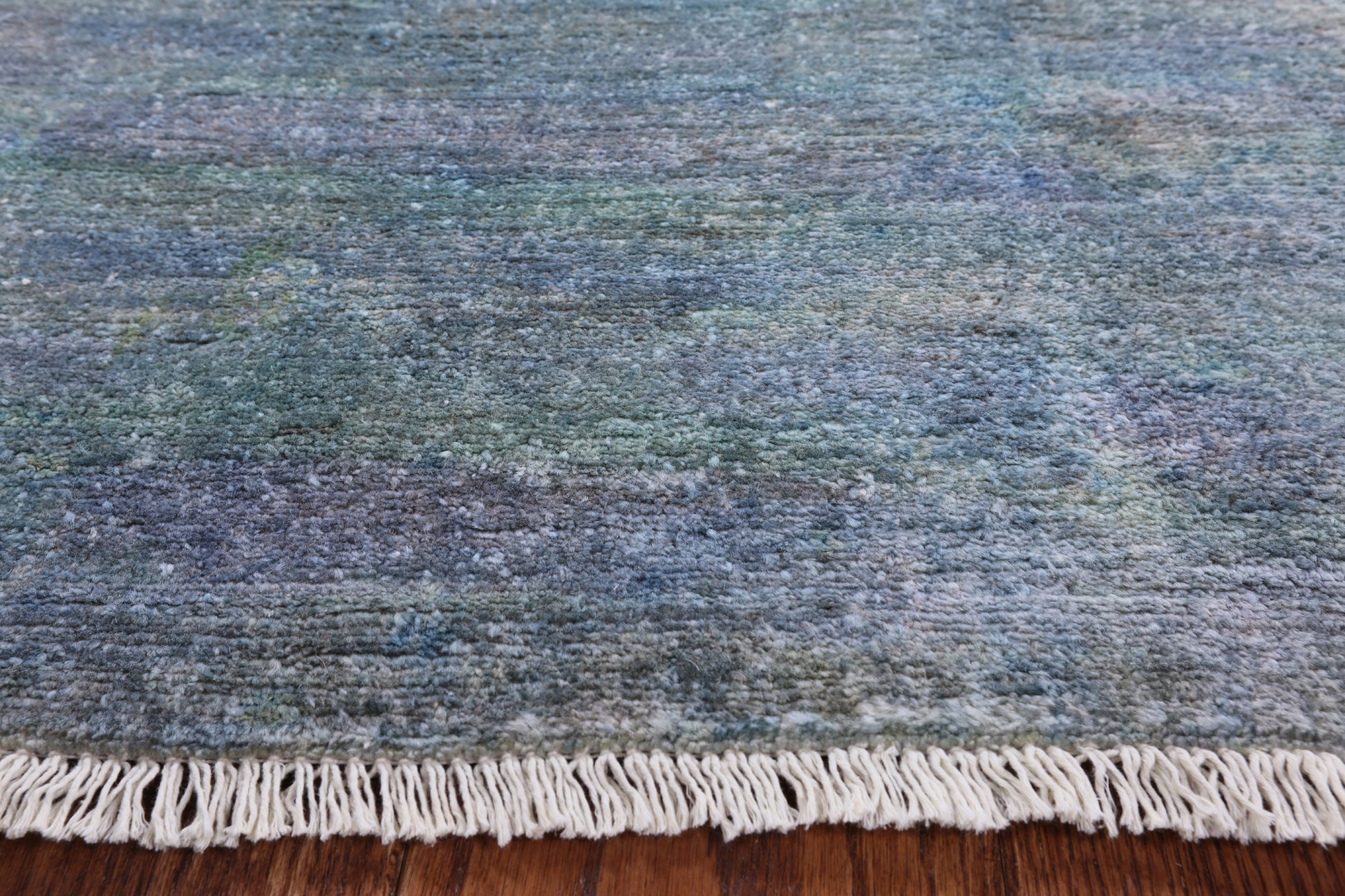 Full Pile Overdyed Handmade Wool Area Rug - 8' 10" X 11' 8" - Golden Nile