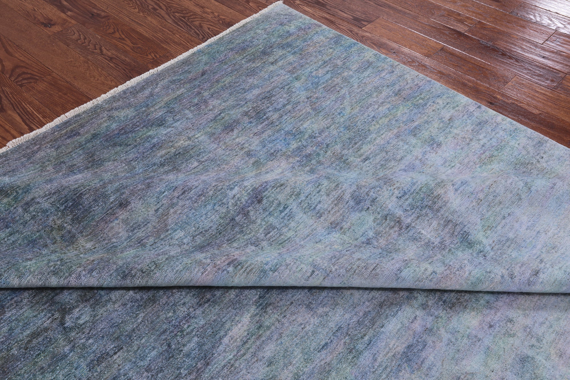 Full Pile Overdyed Handmade Wool Area Rug - 8' 10" X 11' 8" - Golden Nile