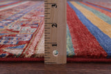 Khorjin Persian Gabbeh Hand Knotted Wool Rug - 6' 6" X 9' 8" - Golden Nile