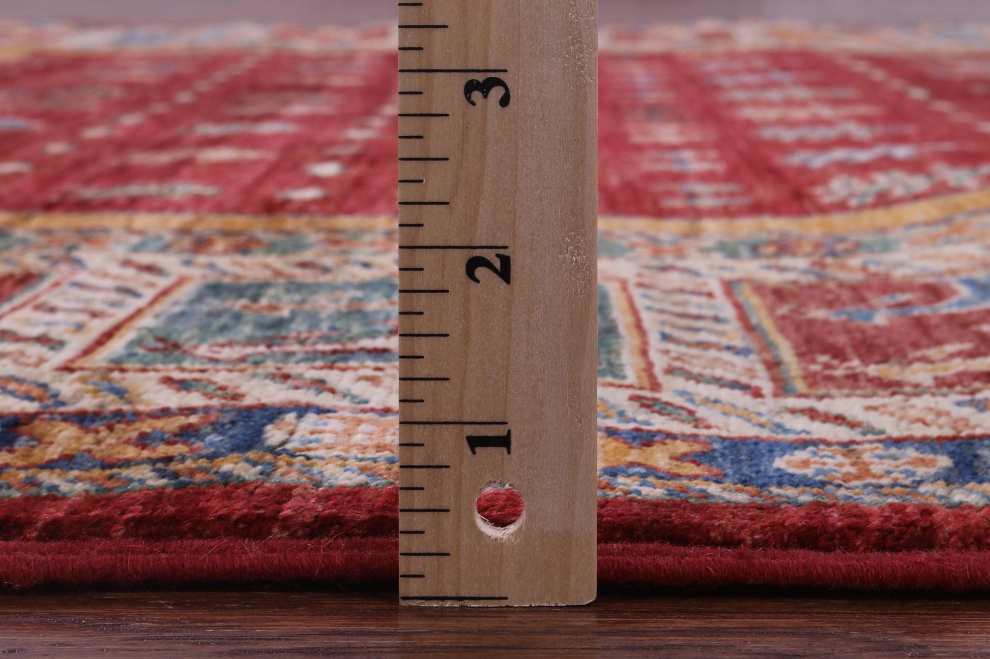 Tribal Persian Gabbeh Hand Knotted Wool Rug - 5' 7" X 8' 1" - Golden Nile