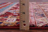 Khorjin Persian Gabbeh Hand Knotted Wool Rug - 4' 0" X 5' 8" - Golden Nile