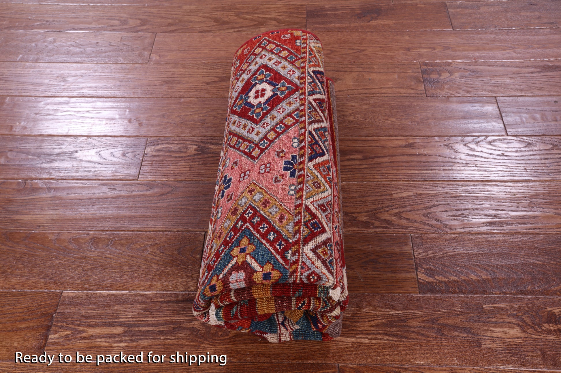 Khorjin Persian Gabbeh Hand Knotted Wool Rug - 4' 0" X 5' 8" - Golden Nile