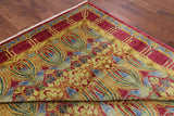 William Morris Hand Knotted Wool Area Rug - 8' 10" X 11' 7" - Golden Nile