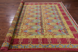 William Morris Hand Knotted Wool Area Rug - 8' 10" X 11' 7" - Golden Nile