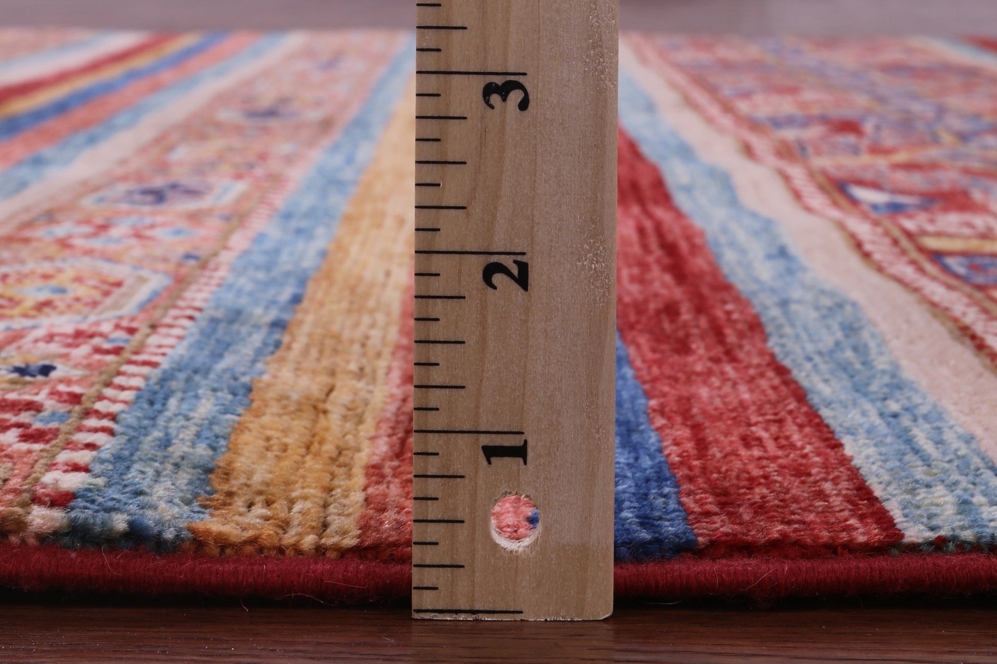 Khorjin Persian Gabbeh Hand Knotted Wool Rug - 4' 11" X 6' 6" - Golden Nile