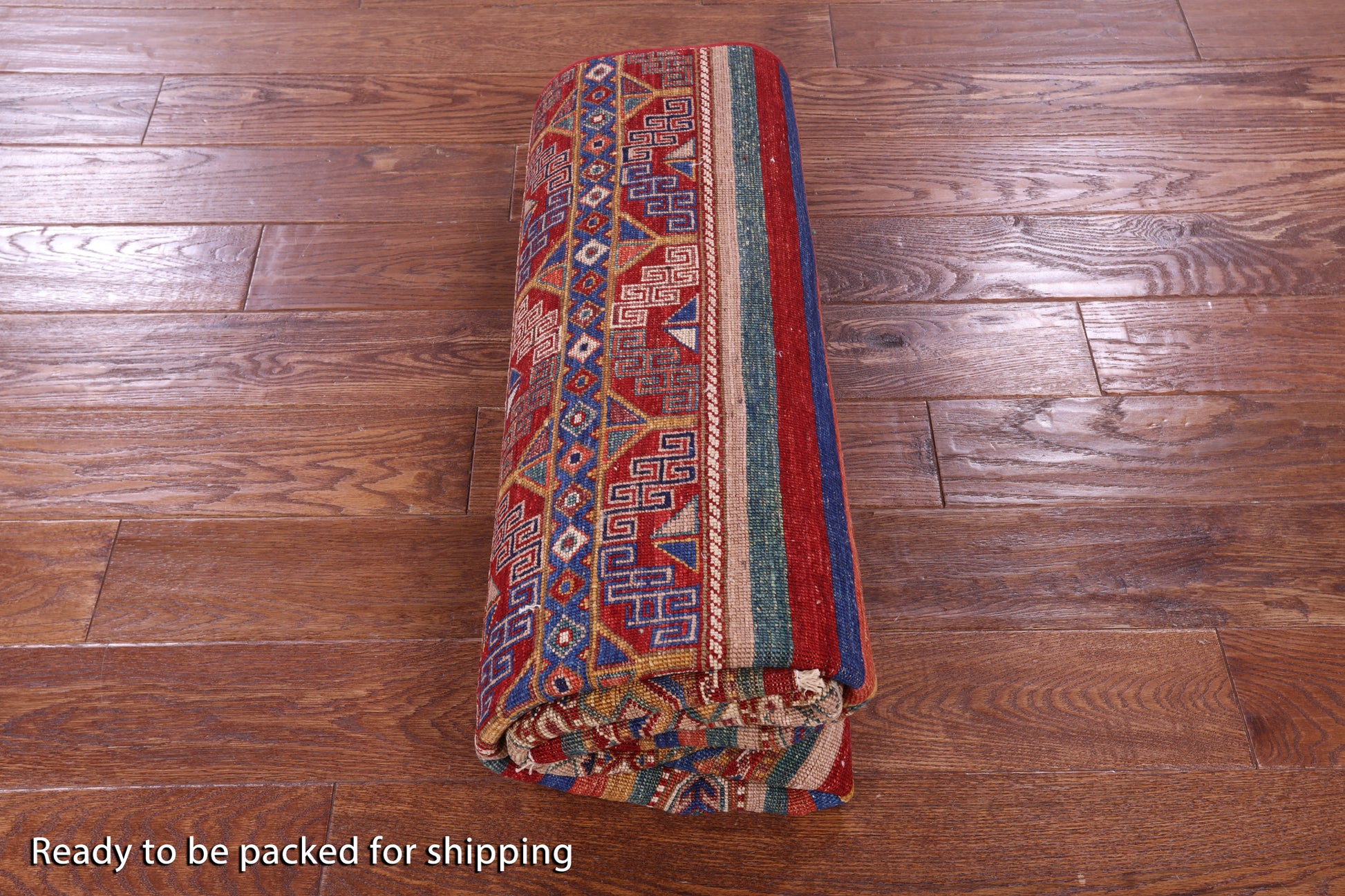 Khorjin Persian Gabbeh Hand Knotted Wool Rug - 4' 11" X 6' 6" - Golden Nile