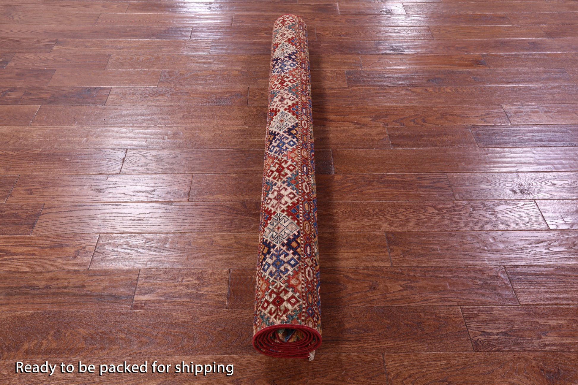 Khorjin Persian Gabbeh Hand Knotted Wool Rug - 4' 9" X 6' 7" - Golden Nile
