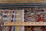 Khorjin Persian Gabbeh Hand Knotted Wool Rug - 3' 3" X 5' 1" - Golden Nile