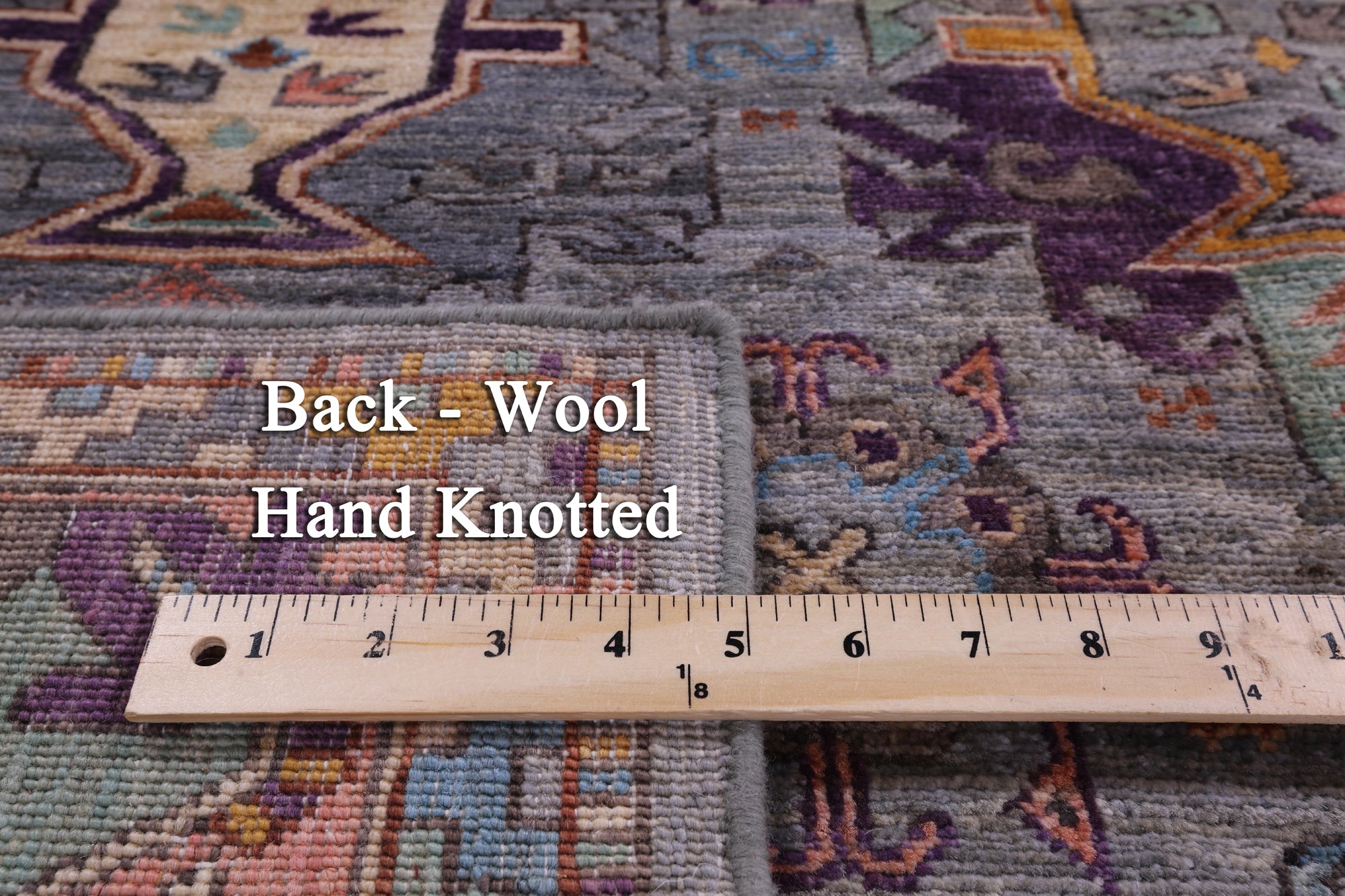 Persian Fine Serapi Hand Knotted Wool Rug - 4' 10" X 6' 9" - Golden Nile