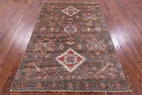 Super Kazak Hand Knotted Wool Rug - 5' 5" X 8' 1" - Golden Nile