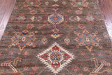 Super Kazak Hand Knotted Wool Rug - 5' 5" X 8' 1" - Golden Nile