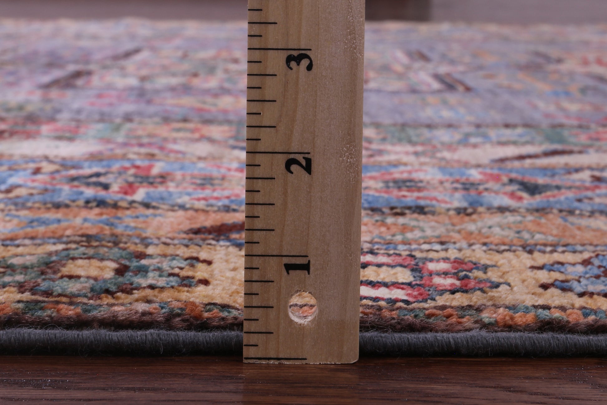 Grey Super Kazak Hand Knotted Wool Rug - 5' 9" X 8' 1" - Golden Nile